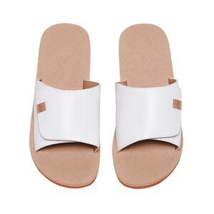 UIN Men's Sandals Beach Summer Casual Comfort Slippers (Pure White Blanes 3)